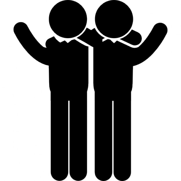 626x626 Two People Hug Silhouette Clipart Collection
