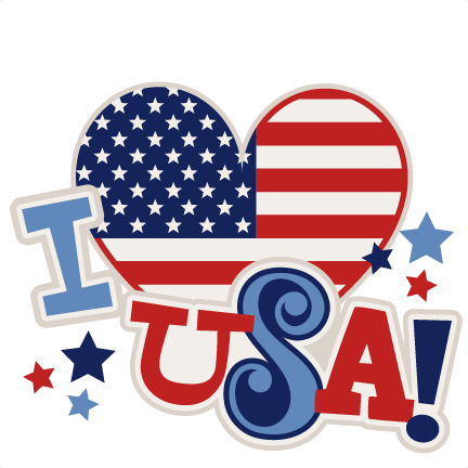 432x432 I Heart Usa Title Svg Scrapbook Cut File Cute Clipart Files