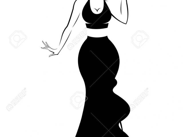 640x480 Silhouette Of A Black Woman Free Download Clip Art
