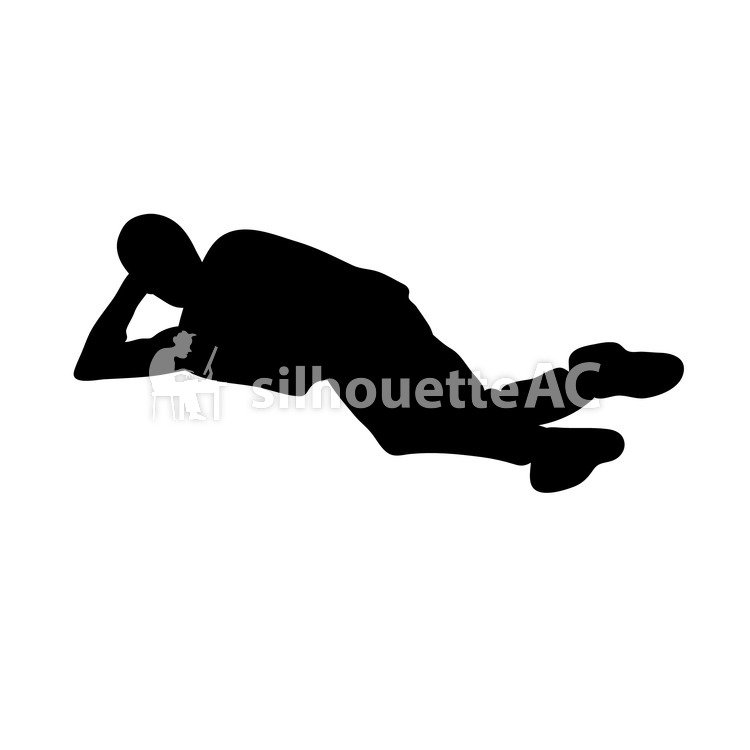 750x750 Free Silhouette Vector To Relax, A Break, Icon