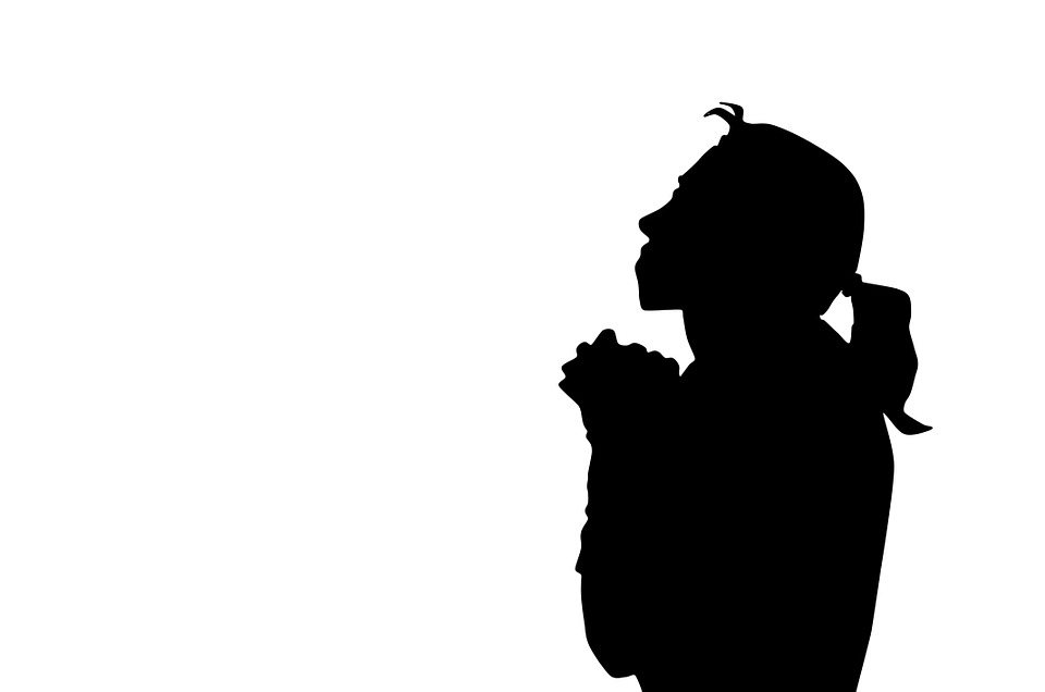 960x636 Free Photo Shadow Woman Silhouette Praying Illustration