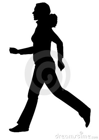 321x450 Running Silhouette