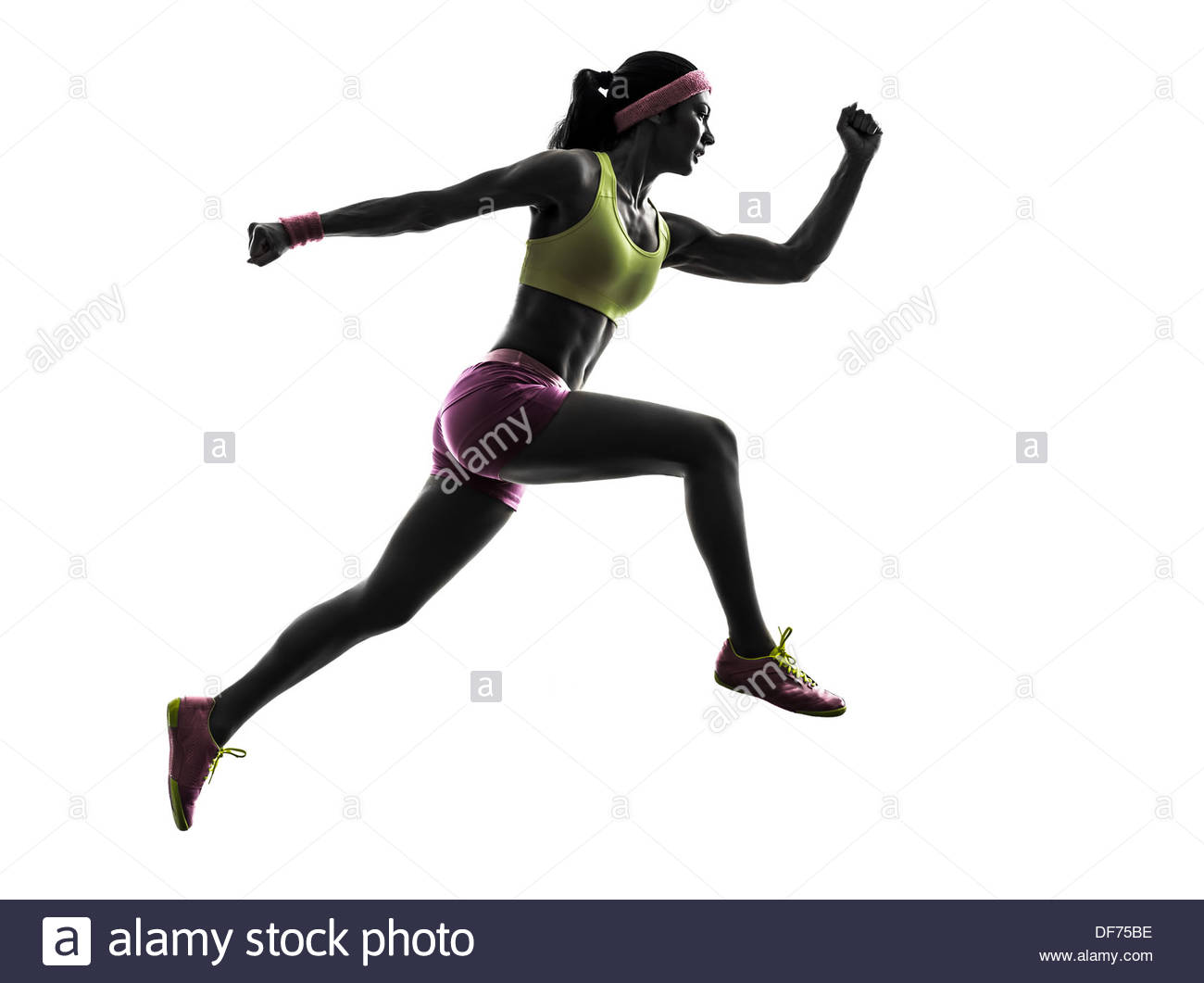 1300x1061 Silhouette Girl Running Cut Out Stock Images Amp Pictures