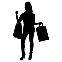 200x200 Silhouette Silhouettes Woman Women Lady Ladies Human People Person