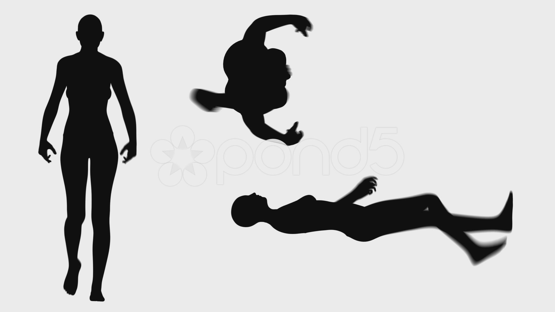 1920x1080 Silhouette Of A Woman Walking