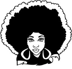 236x225 Free Woman Silhouette Clip Art Black Female Afro Silhouette Clip