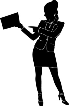 240x368 Professional Women Silhouette Free Vector Download (6,650 Free