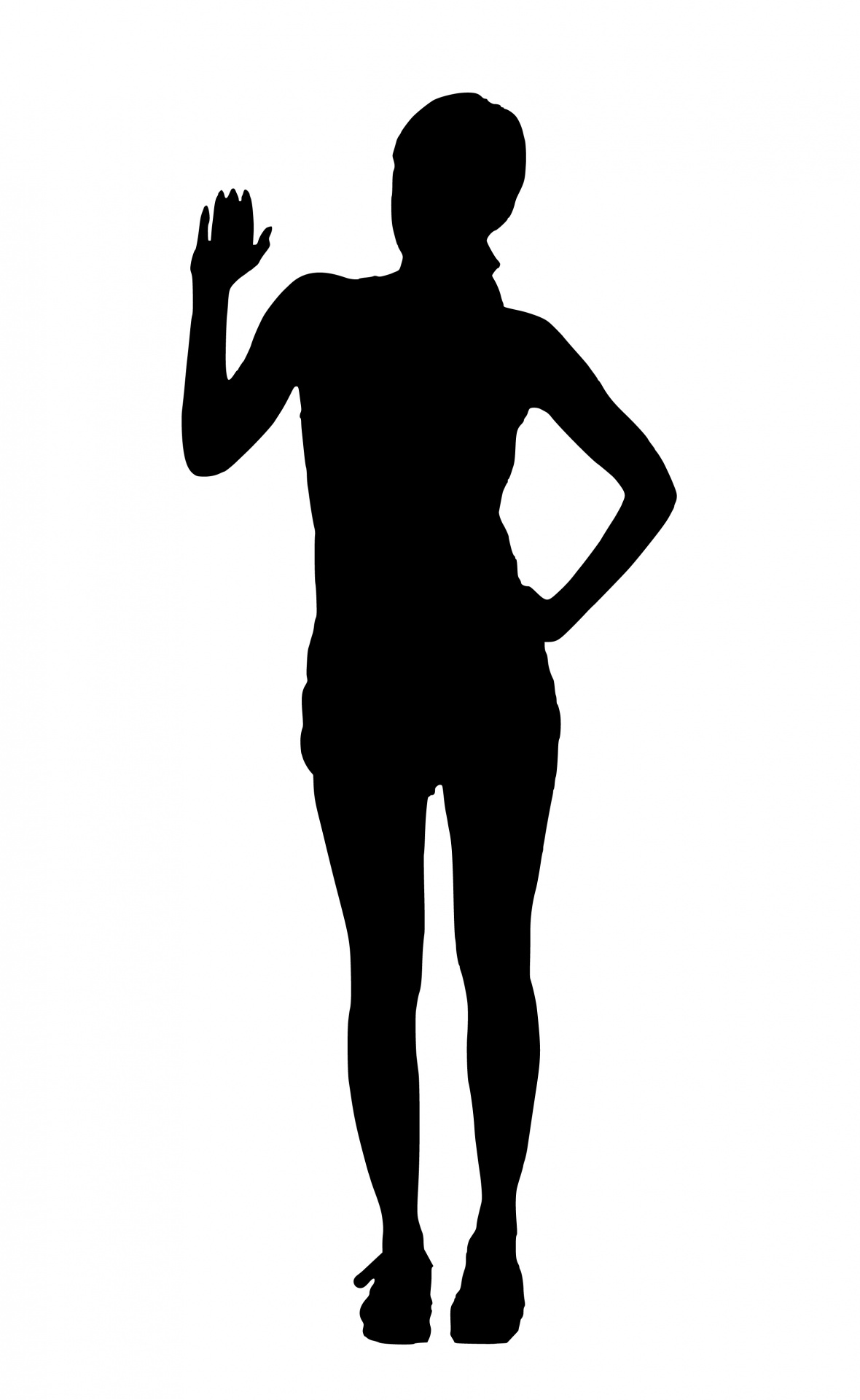 1180x1920 Woman Silhouette Free Stock Photo
