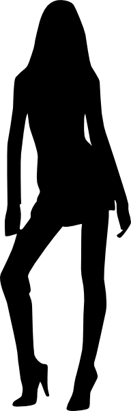 192x598 Office Silhouette Clip Art