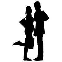 200x200 Person Persons Human Silhouette Silhouettes Man Men Guy Guys