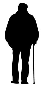 147x300 Grandpa Silhouette Free Stock Photos