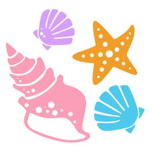 300x300 Shells Silhouette Design, Silhouette And Shell