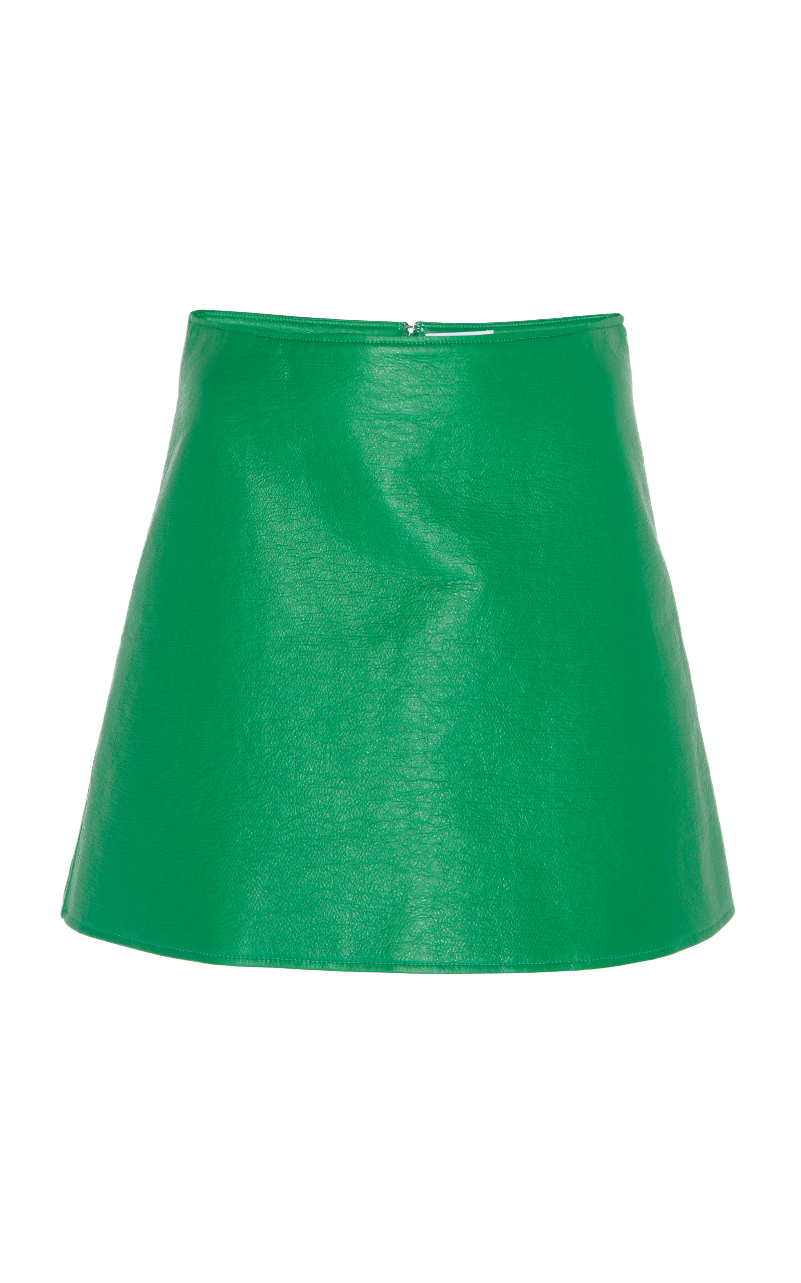 1598x2560 Women Mat Vinyl Mini Skirt Logo On The Back