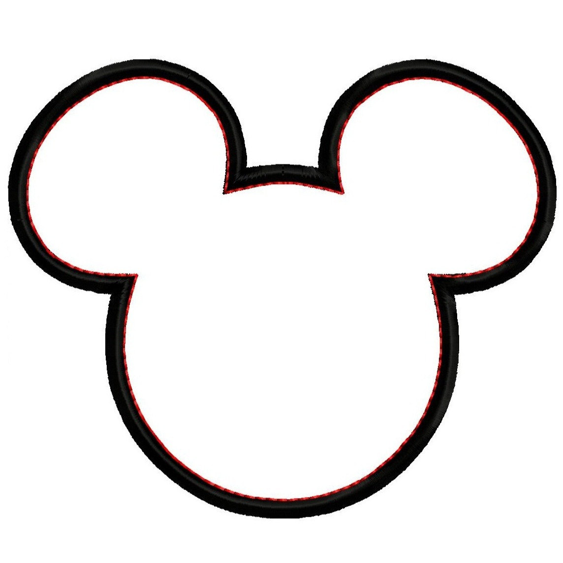 1144x1144 Mickey Mouse Outline Clipart