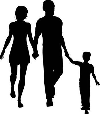 350x400 Familia People For Ps Silhouettes, Template