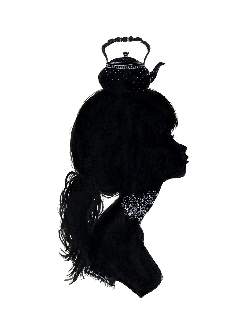 800x1067 Put A Unicorn On Her Head Art Woman Silhouette