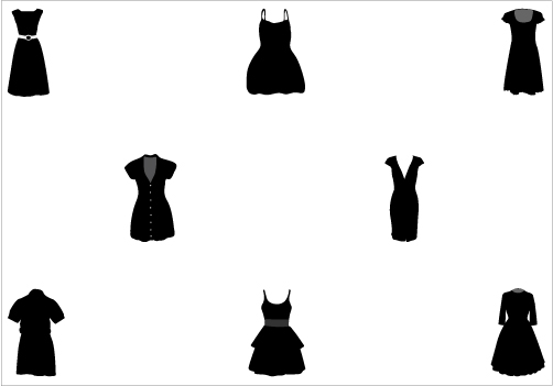 502x351 Party Silhouette Clip Art