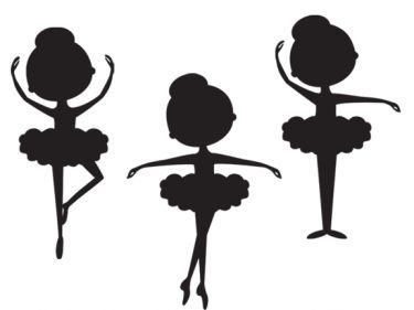 375x281 Silhouette Ballerina Clip Art Meylah Scan N Cut