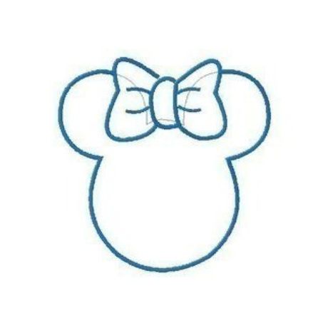 460x460 Mickey Mouse Silhouette Pattern Free Minnie Mouse Apliques