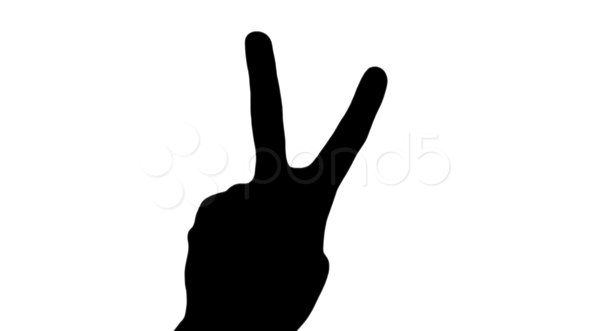 1920x1080 Peace Sign White Left Hand