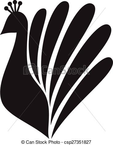 367x470 Clip Art Peacock Silhouette Uk69b2l