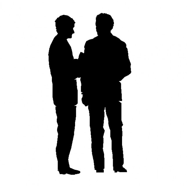 645x645 People Elevation Silhouette Cad Drawing