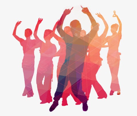 478x405 Square Dance Silhouettes People Color, Silhouette Figures, Dancing