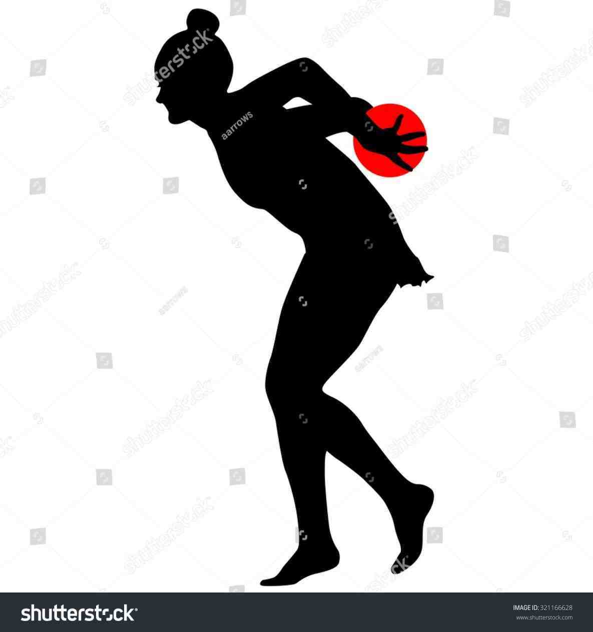1185x1264 White Illustration Black Female Kickboxing Silhouette Silhouette