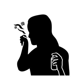 340x340 Free Silhouette Vector 1 This, Roses, Icon, Up