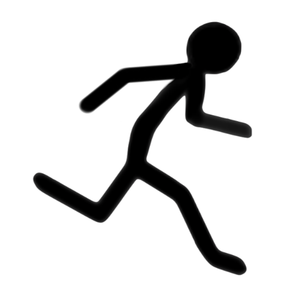 1024x1024 Stick Person Running Clipart Clipartfest 4