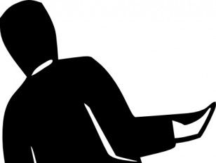 308x233 Man Standing Silhouette Clip Art Free Vectors Ui Download