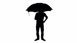 320x180 Powerful Man Hero Silhouette