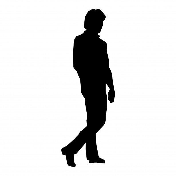 615x615 Standing Person Silhouette