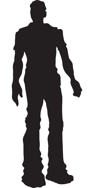 320x640 Man, Silhouette, Male, Person, Standing, Pose