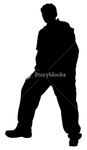 291x500 Man Standing Pose Royalty Free Stock Image