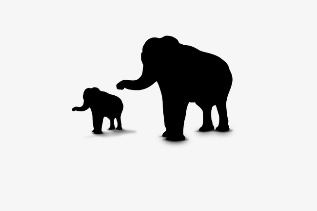 650x434 Walking Elephant Silhouette, Elephant, Animal, Sketch Png And Psd