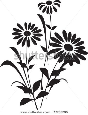 363x470 Flower (Silhouette)