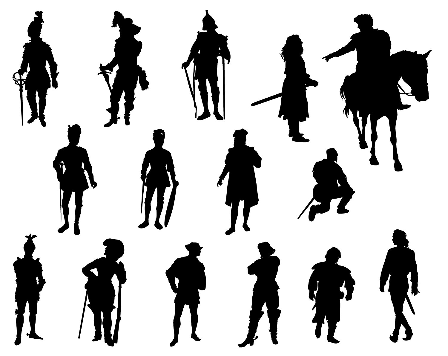 1500x1192 Knights Pirate Svg Silhouette Cameo Cricut Png Vector Editable Men