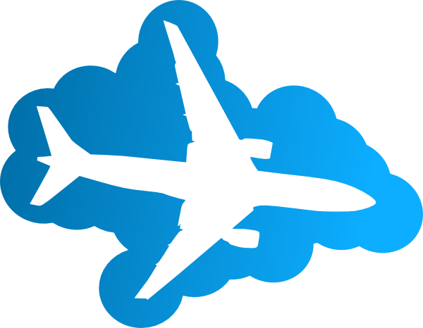 600x466 Plane Silhouette Clip Art