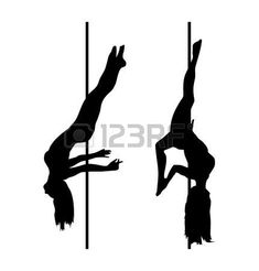 235x246 Pole Dancer Silhouette By Skyworks Set Of Silhouettes Pole Dancer