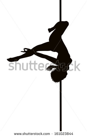 299x470 Pole Dancer Silhouette Clipart