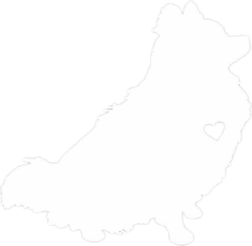 504x492 Pomeranian Silhouette Dog Pom
