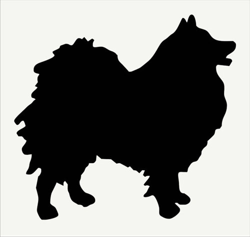 500x475 Dog Stencils