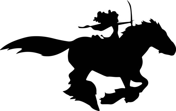 570x361 Merida Silhouette Instant Download Svg Diy