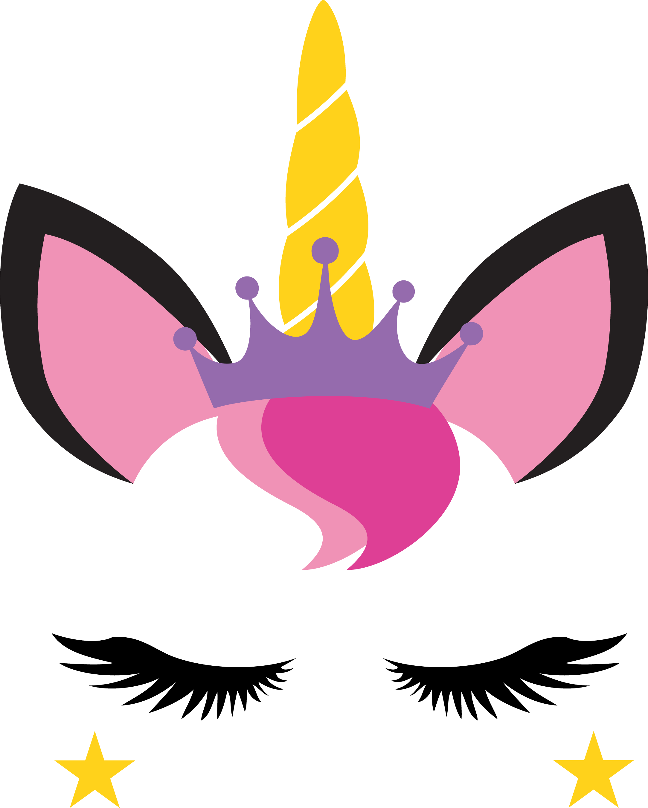 2167x2703 Princess Unicorn Free Svg, Png, Eps Amp Dxf Download By C. Design