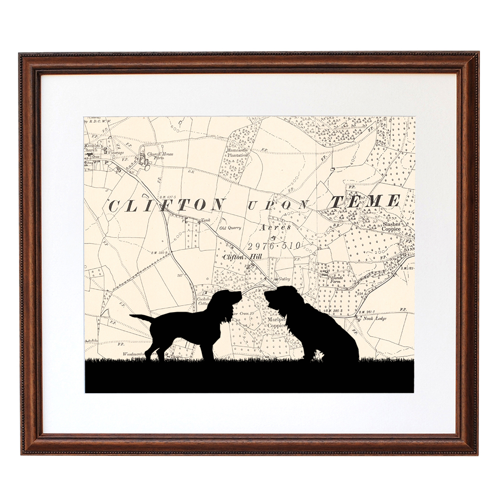 992x992 Personalised Dog Silhouette Portrait Atlas And I