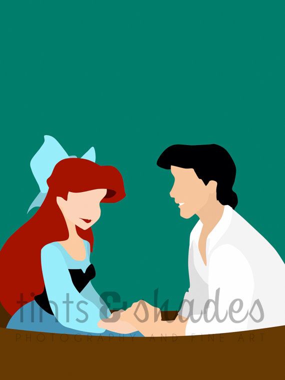 570x760 Ariel And Eric On A Romantic Boat Trip The Little Mermaid