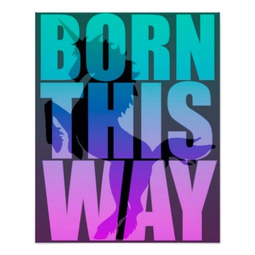512x512 Born This Way Unicorn Silhouette Poster All Things Zazzle