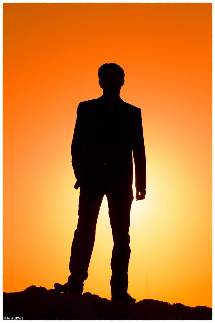 736x1104 Silhouette Of A Man