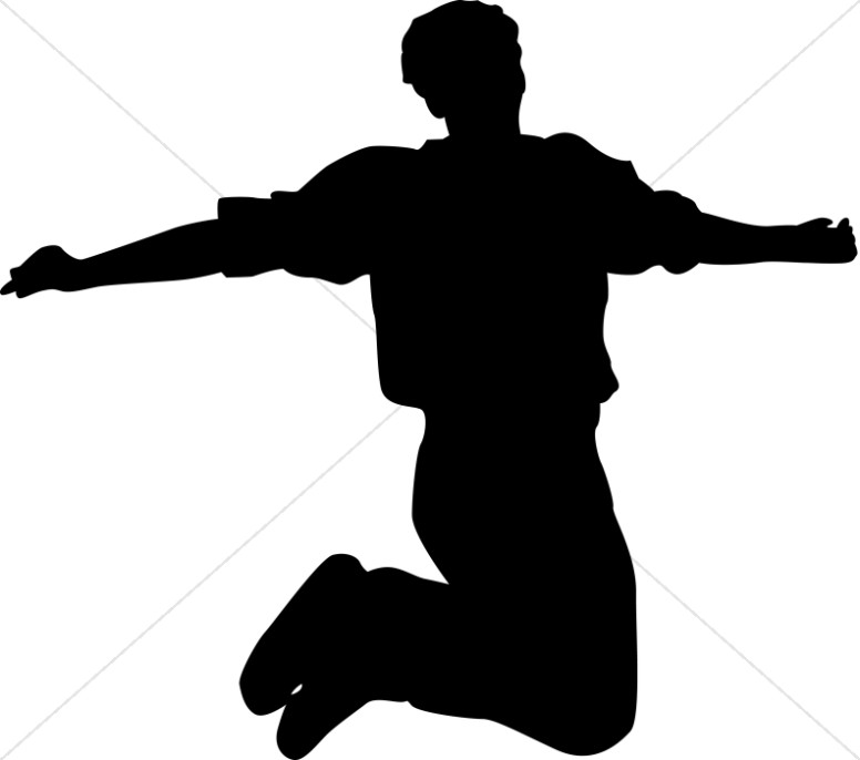 776x686 Jumping For Joy Praise Clipart